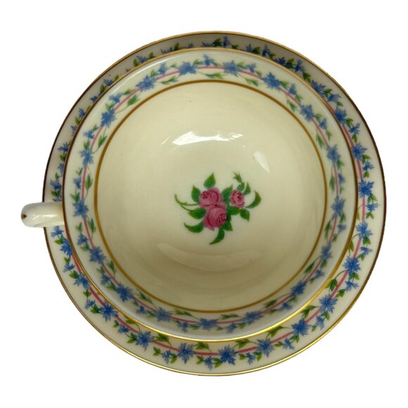 Lenox Fairmount Pattern Vintage 1960's Bone Chins Teacup And Saucer Set - Picture 4 of 7